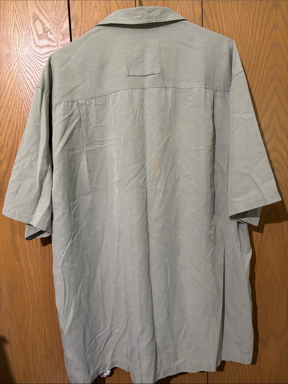 Columbia Short Sleeve  L Shirt - Sage Green vintage fishing lightweight packable - Picture 6 of 6